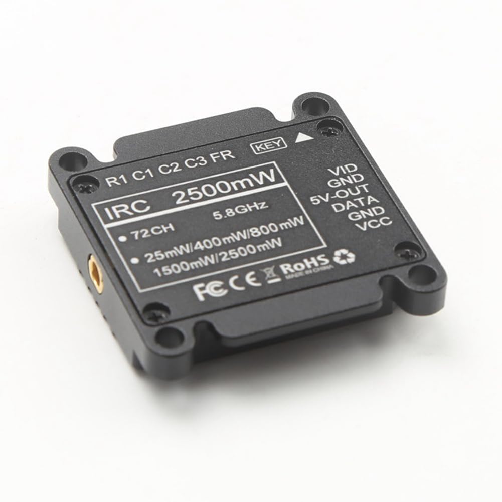 Trasmettitore Video FPV 5.8G 2.5W VTX 72CH MMCX con Antenna per Droni da FPV A Lungo Raggio