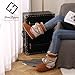 Home Slipper Indoor House Warm Slippers Boots,Women's Crazy Fashion Warm High Top Long Fur Soft Sole Lace Pom Poms Slipper,US 9/10,Khaki