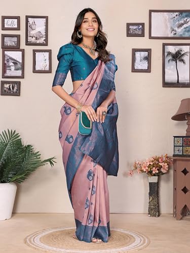 Image of Avantika Fashion Women's Kanjivaram Soft Silk Banarasi Sarees With Blouse Piece For Women