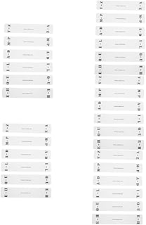 Abaodam 30 Peças Cartão De Classificação De Registros Claro Cds Abas Alfabéticas Abas Do Alfabeto Divisores De Registros Organizador De Registros Divisores De Acrílico Cartão De Índice