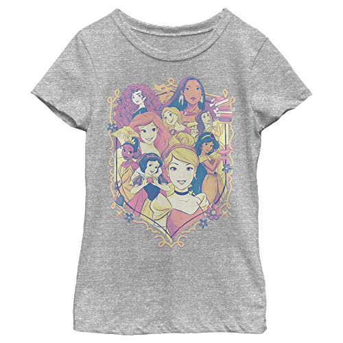 Image of Disney Girl's Collage Emblem T-Shirt