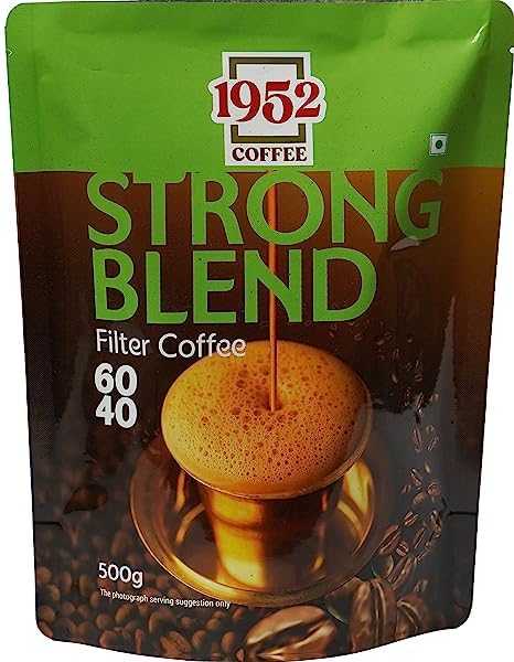 See full amazon price history chart for 1952 COFFEE Strong Blend South Indian Filter Coffee Powder - Blend of Handpicked Chigmagalur Coffee with Slow-Roasted Perfectly Grounded Chicory - 500gm 1952 COFFEE Strong Blend South Indian Filter Coffee Powder - Blend of Handpicked Chigmagalur Coffee with Slow-Roasted Perfectly Grounded Chicory - 500gm (B0CB3QTR1J) Amazon Price History, Amazon Price Tracker