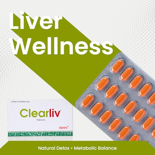 Image of Green Milk Clearliv Tablets | Ayurvedic Liver Wellness Supplement | Supports Liver Health, Detox & Digestive Balance | Helps Maintain Appetite, Metabolism & Daily Vitality | Herbal Care Formula | 5 x 30 Tablets