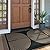 Lahome Modern Rainbow Easy Jute Rug, 3x5 Patio Rugs Washable Rugs for Entryway Farmhouse Black Classroom Office Rug, Non Slip Indoor Door Mat Contemporary Outdoor Porch Rug for Guestroom Room Decor