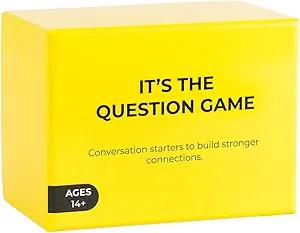 It's The Question Game - 150 Conversation Starters/Questions to Create Stronger Connections for Friends, Family, Couples, and Strangers