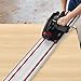 VEVOR Track Saw Guide Rail, 110-Inch Cutting Range, Kit Includes 4 x 27.5 in Aluminum Extruded Guide Rails and 3 Connectors, Compatible with Makita, Festool & WEN Track Saws, for Woodworking Projects