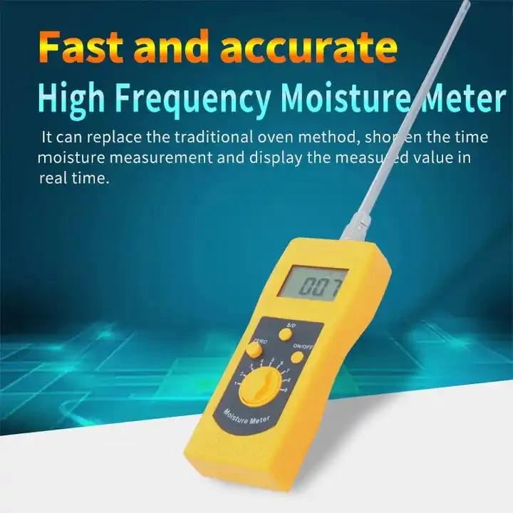 Image of LABART DM300 High Frequency Moisture Meter for Measuring Moisture Content of Soil, Silver Sand, Chemical Combination Powder, Coal Powder