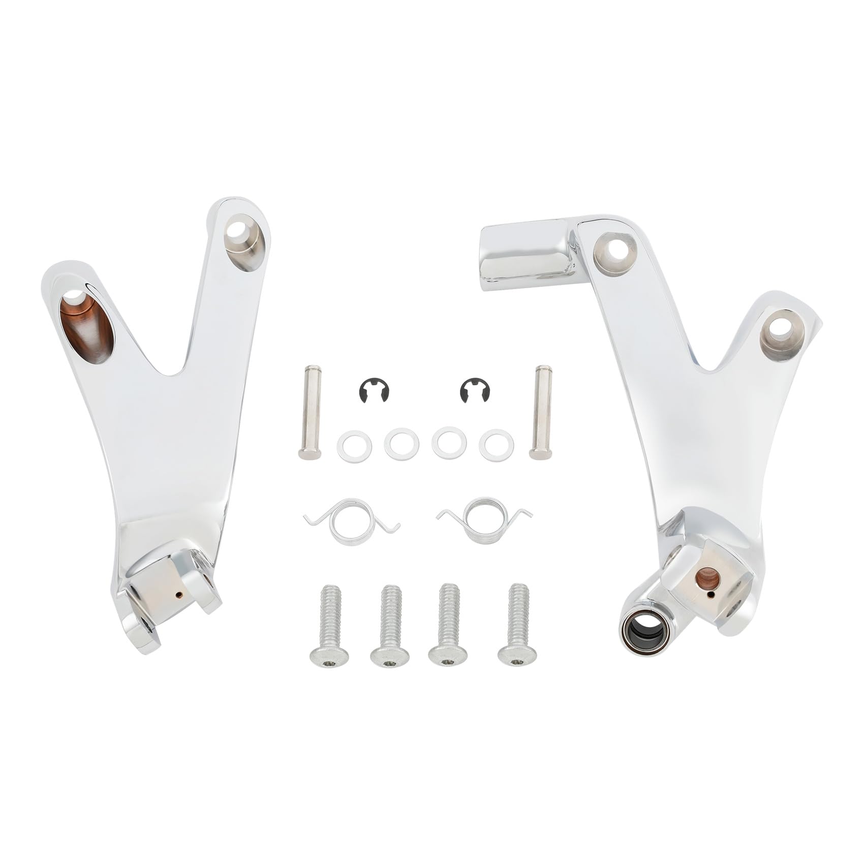 TCT-MOTORPARTS Chrome Driver Fits forward Control Mounts Fits for Harley Sport Glide Breakout 2018-2025