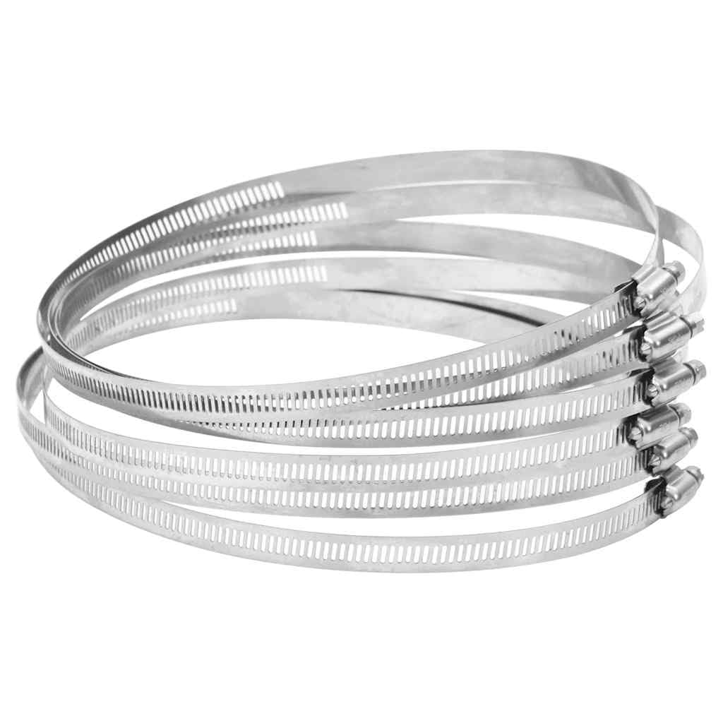 Colliers de serrage robustes 190-220mm inox 304 pour gaine ventilation