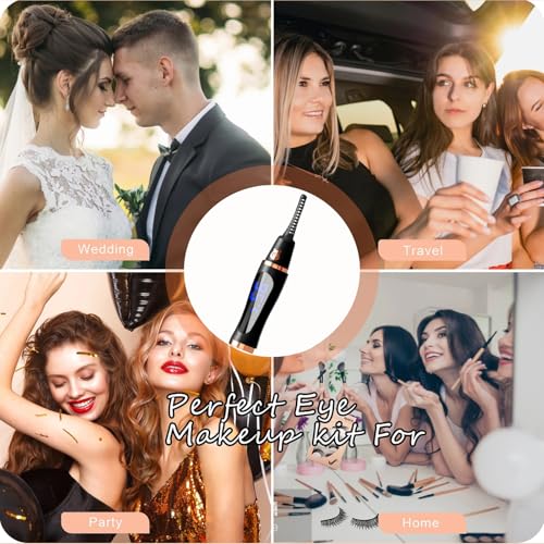 Recourbe-cils chauffant électrique rechargeable USB avec écran LED - 7