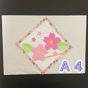 Amazon.co.jp: 製作キット さくら 桜 春 3月4月 保育 高齢者