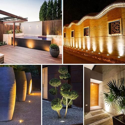 Éclairage souterrain pour marches de cour et balisage rouge LED - 7