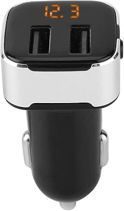 Cargador de Coche, Detecci?n de Voltaje de Cargador de Coche R?pido de Doble USB con Carga de Pantalla LED R?pida para Tel?fono Cargador de Coche, Detecci?n de Voltaje de Cargador de Coche R?pido de Doble USB con Carga de Pantalla LED R?pida para Tel?fono