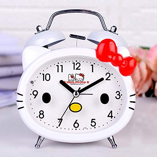 Wecker für Kinder Lernen Cartoon Wecker Mini No Noise Mit Nachtlicht Reise-Taktgeber-kreative Kinder