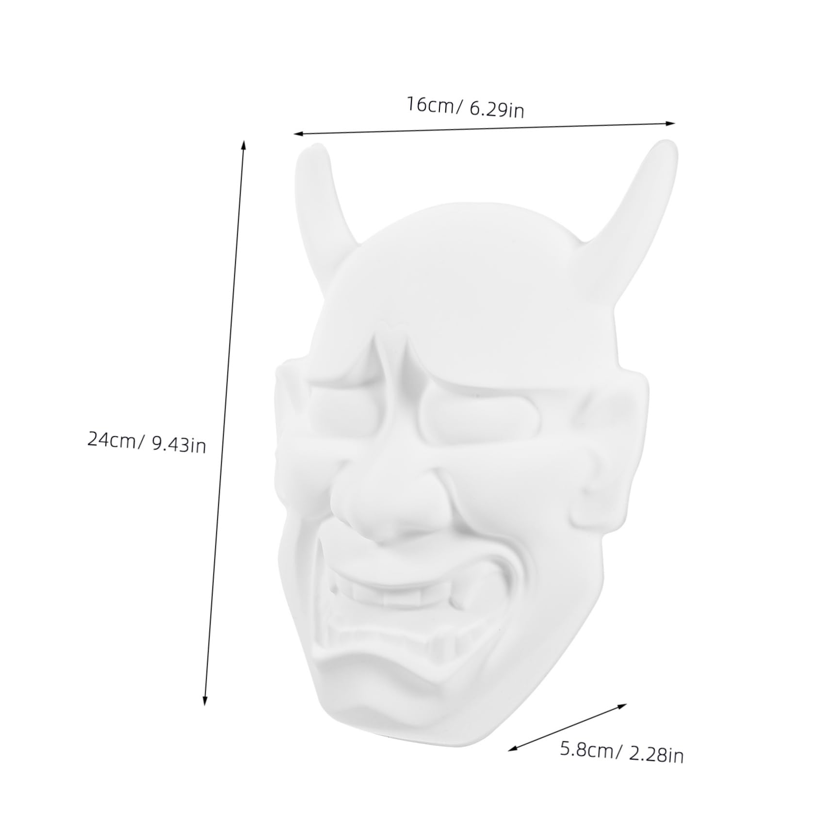 FOYTOKI Diy Masquerade Masks 4pcs Mask Craft Blank Unpainted Mask Props for Kids' Halloween School Art Projects
