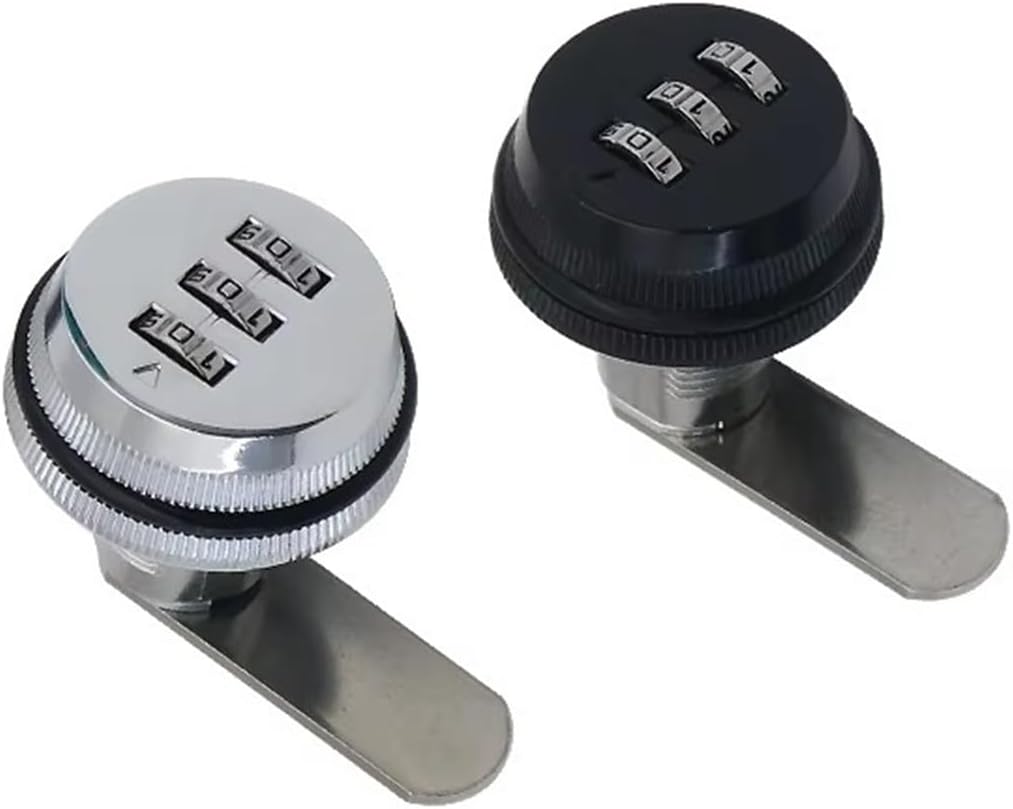 Password Lock Cam Mailbox Cabinet Door Industrial Equipment 5Pcs(Chroming-20mm)