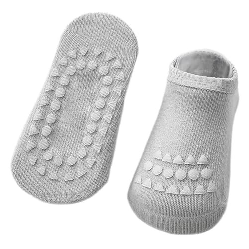 SPYMINNPOO Calcetines con Rodilleras para Bebés de Primera Calidad Protección Segura para Caminar Rodilleras y Calcetines Antideslizantes para Niños de 1 a 3 Años Silicona de Algodón Transpirable y