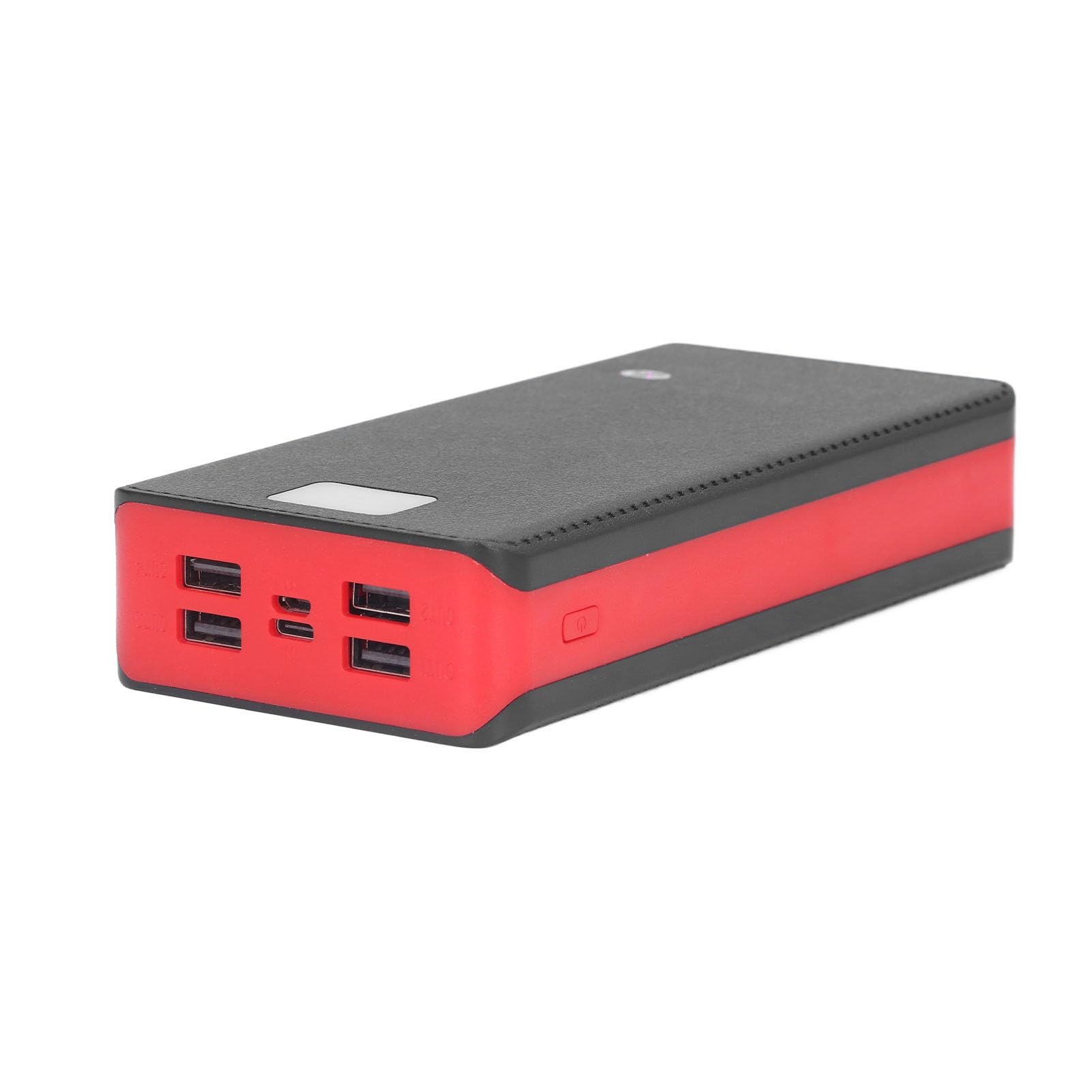 FTVOGUE Banque d'énergie Solaire à LED, Banque d'alimentation de Chargeur Solaire en Plastique 30 000 MAh avec 4 Sorties USB, Double Entrée, 3 Modes 'éclairage pour Le Camping, la Randonnée, Les