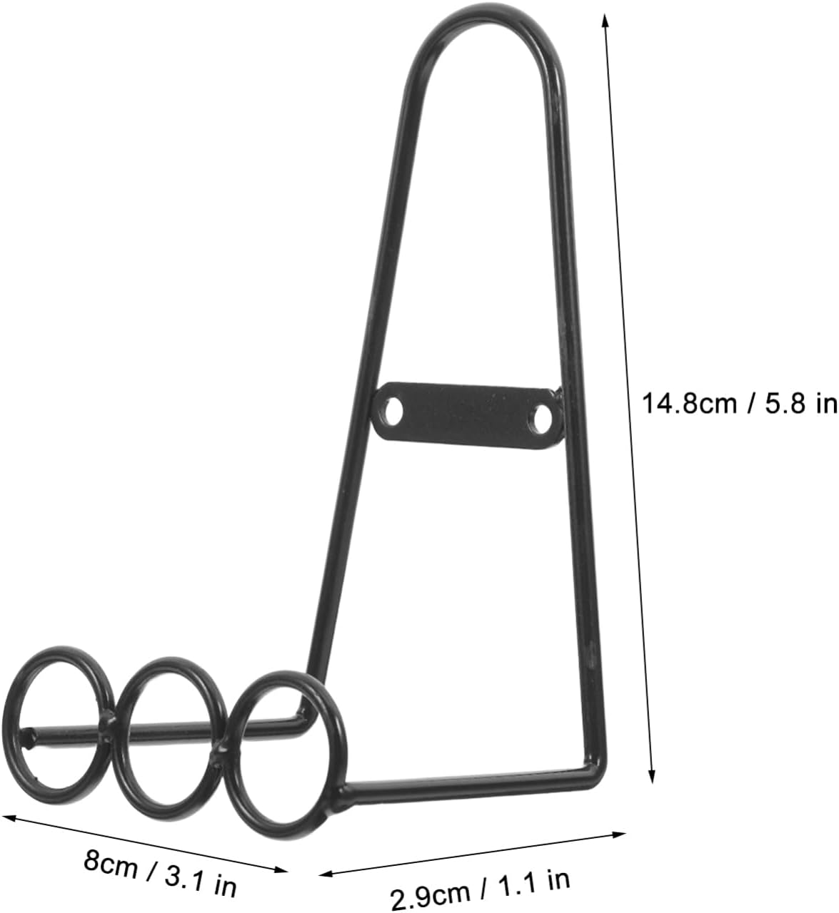 Cabilock Metal Frame Holder Stand Wall Mounted Picture Display Plate Holder Versatile Wall Mount for Art Photos and Plates