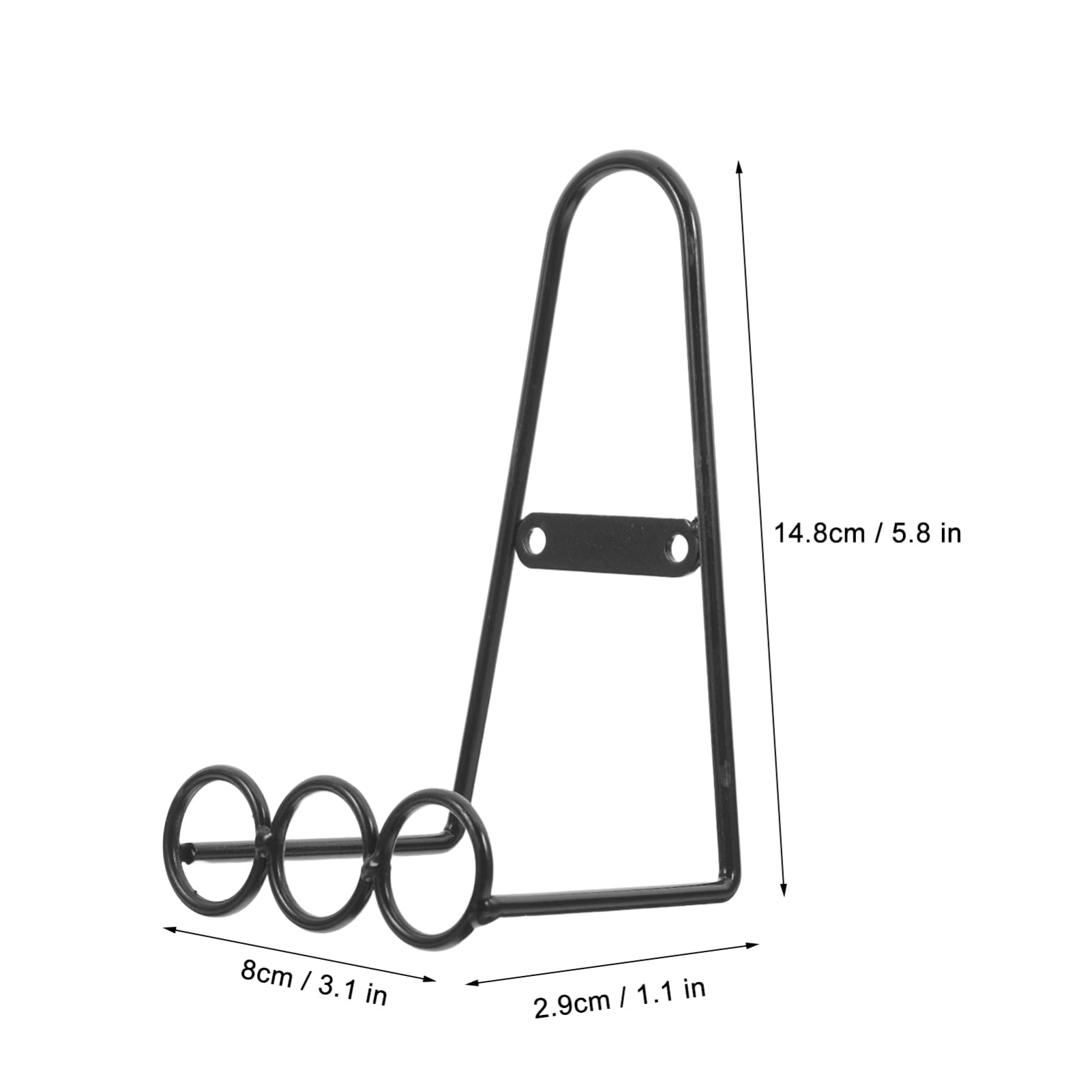 Cabilock Metal Frame Holder Stand Wall Mounted Picture Display Plate Holder Versatile Wall Mount for Art Photos and Plates