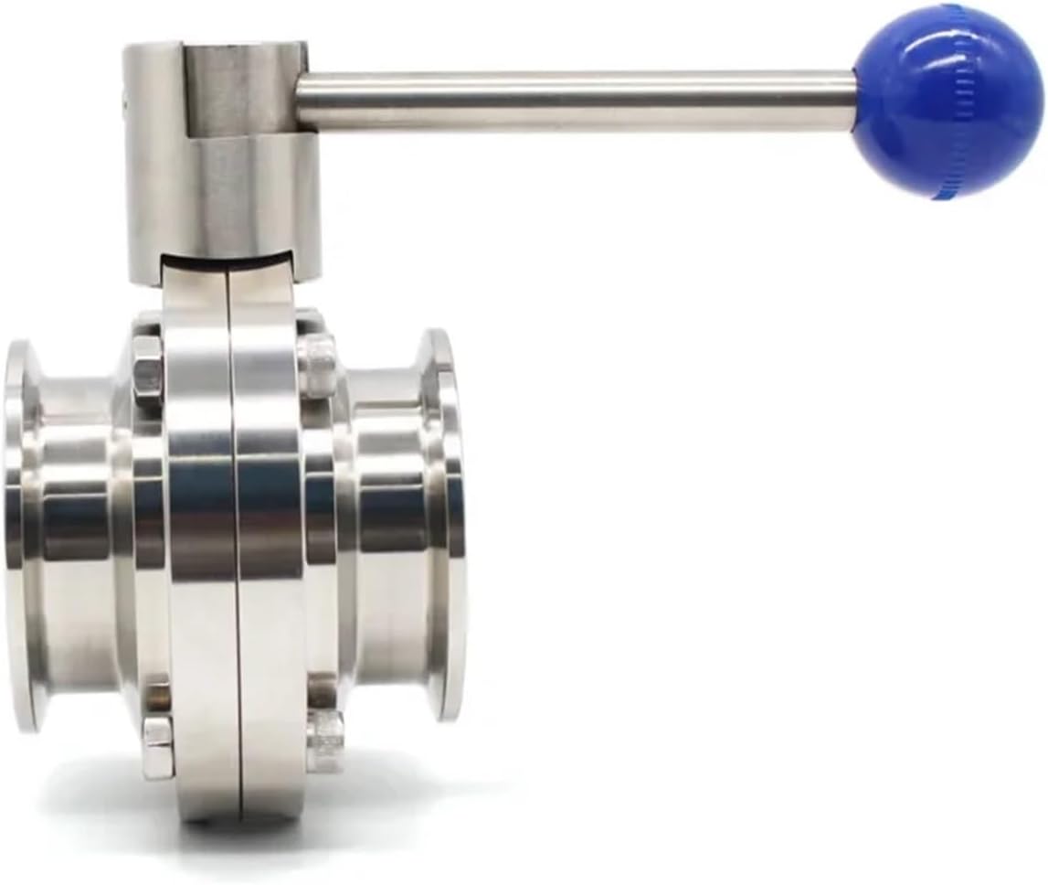 3/4 "1" 1-1/2" 2" 19/25/38/45/51/63 ミリメートルステンレス鋼 304 サニタリーバタフライバルブトライクランプ  50.5/64/77.5 ミリメートル自作ビール乳製品 - AliExpress ステンレス製バタフライバルブ 外径102mm、トライクランプ  119mm、自家製ビール・乳製品用 ... 1.5インチ 2インチ 3インチ 4インチ 19/25/38/51/63.5/76/102mm SS304 トライクランプ バタフラ