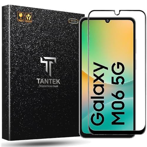 Image of TitanGuard Tempered Glass Screen Protector Guard for Samsung Galaxy M06, Galaxy F06 and Galaxy A06 (6.7 Inch) - 9H Hardness, Military Grade, Anti-Static, Easy Installation Kit - 1 PACK