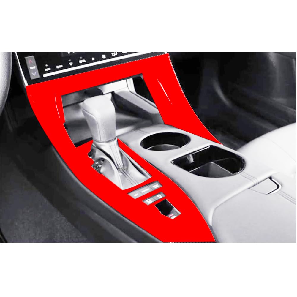 ERIDANUS Auto Accessories for Toyota Avalon 2022 2021 2020 2019 Car Gear Panel Frame Accessory Parts (Red for Low Configuration) ABS 1 PCS