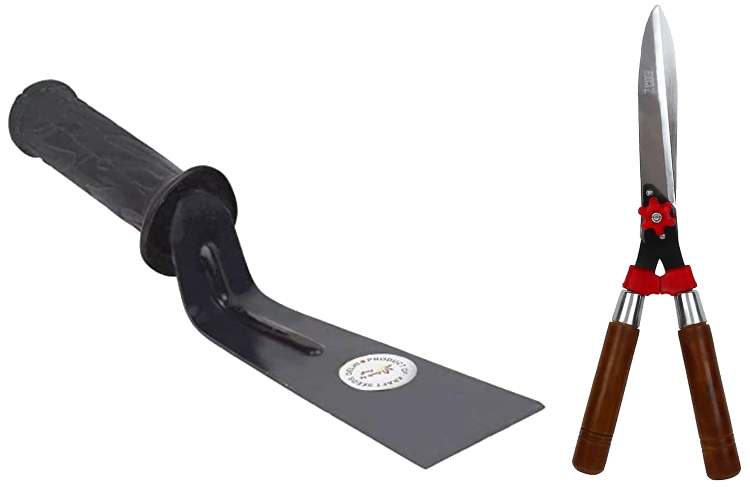 Kraft Seeds Khurpi for Medium Pots & Gate Garden Hedge Shears/Cutter Comfort Grip Wooden Handles, Heavy Duty Soft Grip (Multi Combo (B087CP8PR9) Amazon Price History, Amazon Price Tracker