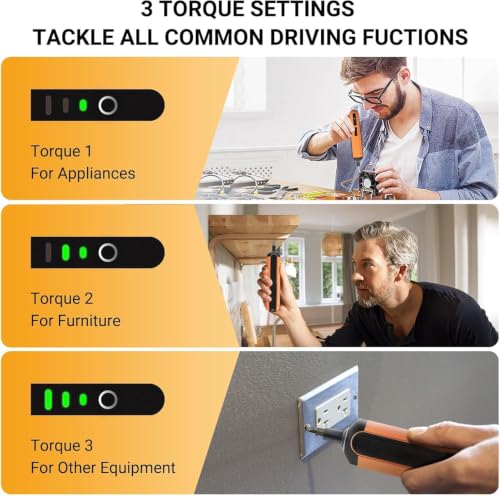 Image of 4V Electric Screwdriver Set, Rechargeable Cordless Electric Screwdriver with LED Light, Electric Screwdriver Set with Aluminum Case, 32 in 1 Screwdriver with 3
