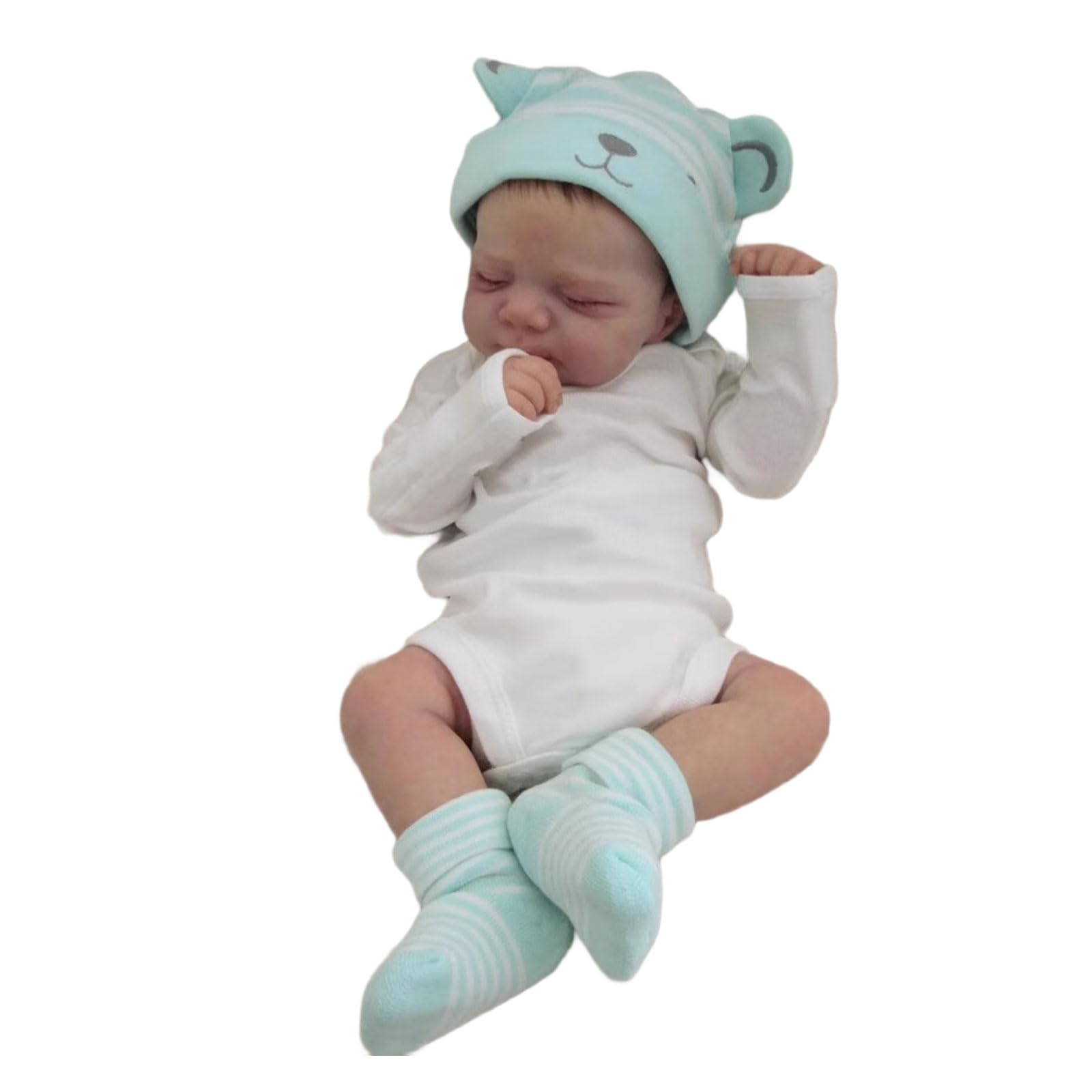 Mitmachbares 48-cm Rekord Babyspielzeug, die echte Hautstruktur und sanfte Gewichtsverteilung für pädagogisches Spiel und emotionales Wachstum hervorhebt und realistische Touch Wiederbelebung des