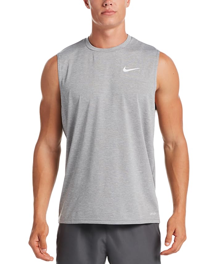 Nike Men''s Swim Rash Guard Dri-Fit Sleeveless T-Shirt