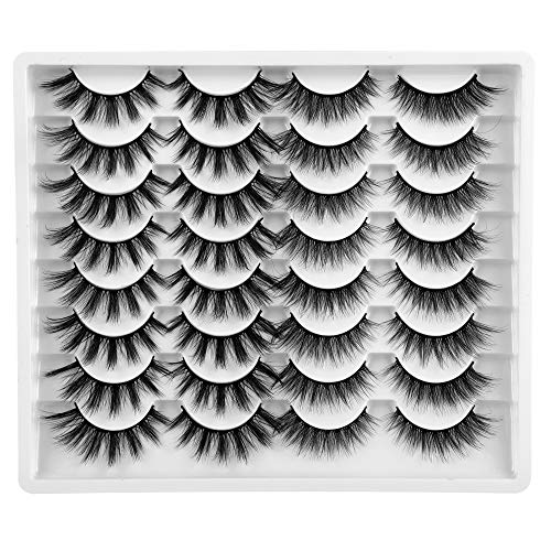 16 Pairs Mink Lashes Pack Fluffy Cat-Eye False Eyelashes ALPHONSE 3D Volume Medium Natural Fake Eyelashes Wholesale