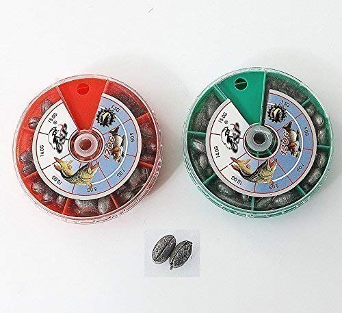 Kanana Plomb de Pêche, Plomb Olive Olives Plomb Plomb Mer Boule Plombs de Pêche 3,5 -15g (blei02)