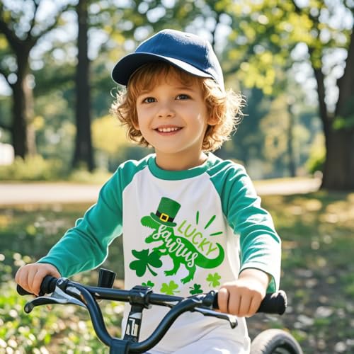 Toddler St Patricks Day T-Shirt Boys Girls Lucky Irish Shamrock Paddy's Day Graphic Tees Tops 2-7 Years4