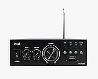 Amplificador Receiver Para Caixa de Som Ambiente com Bluetooth USB SD CARD FM 60W