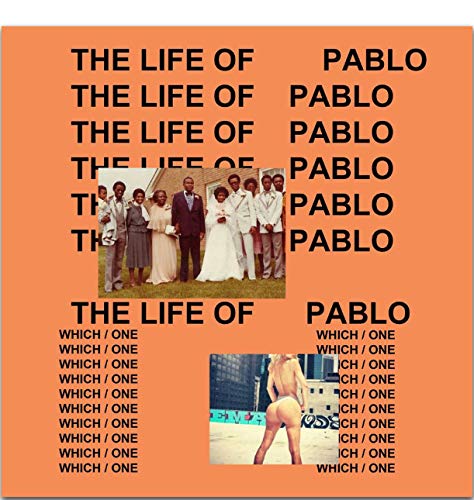 レア　kanye west / the life of pablo CD DPFRY Canvas Pictures Kanye West The Life Of Pablo Hip Hop Rap