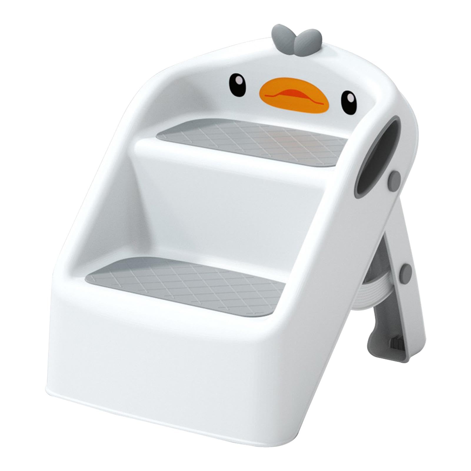 Bathroom Step Stool for Toddler - Non-Slip Folding Step Stool Toddler Bathroom Step Stool,Portable Toddler Toilet Step Stool Child Step Stool for Kitchen Bathroom