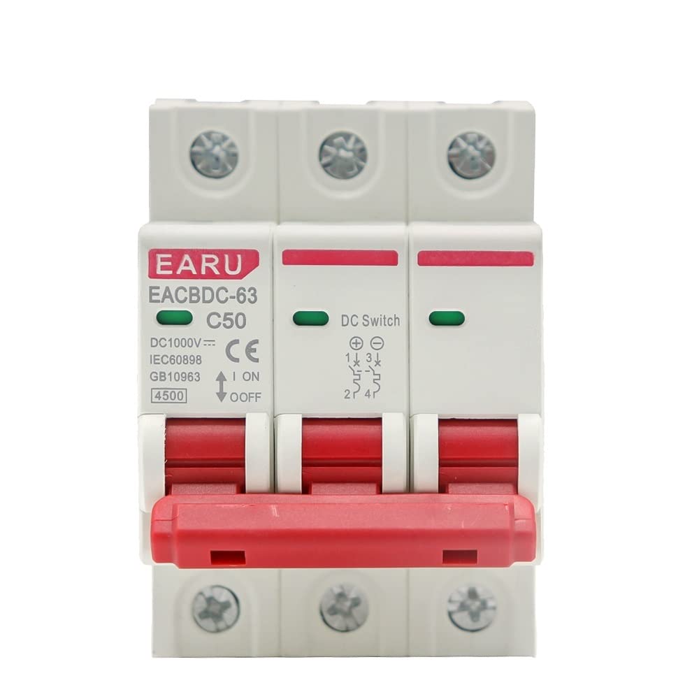 Disjoncteur photovoltaïque 1000V CC 25A avec protection contre les surcharges