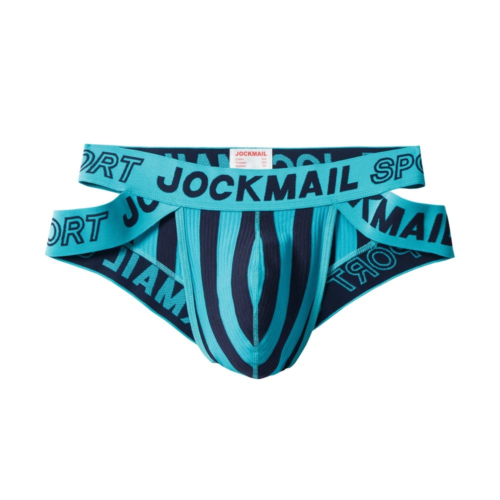 JOCKMAIL Mesh Athletic Supporters Mens Briefs Underwear Comfort Male Underwear for Gym Sport