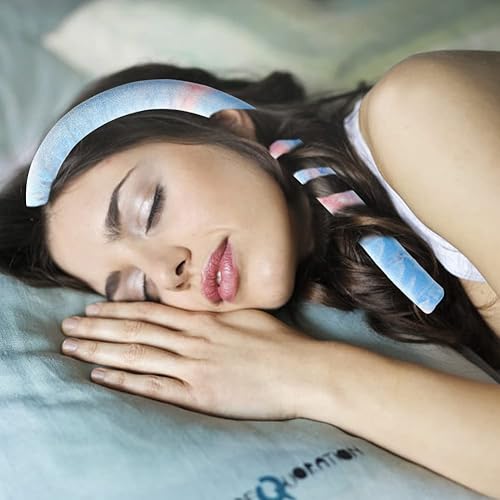 Miniatura 6 de Diadema de Rulo Rizador Sin Calor, Rulo Rizador de Cinta de Seda Sin Calor, Rulos para el Cabello con Clip de Garra para el Cabello, Rizos de Onda