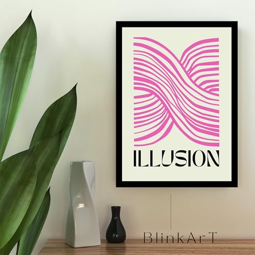 Image of BLINKART Trendy Abstract Wall Art Painting Print Design | Aesthetic Wall Decor Photo Artwork Frame Decoration Hanging For Home Bedroom Living Room Office Wall Decor | T084 | 13x10 Inches