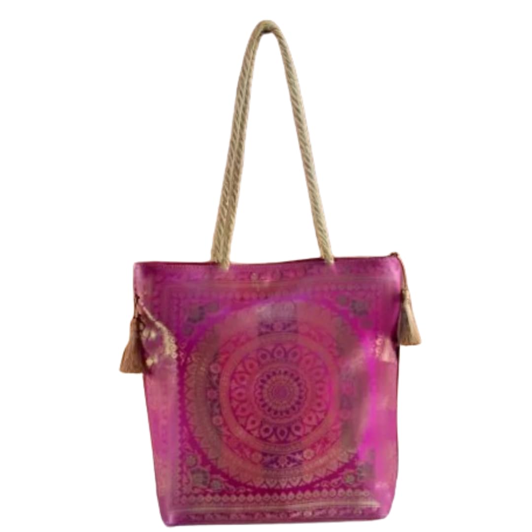 RHAA CRAFT Printed Women's Tote Handbag With Zip