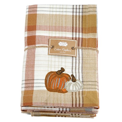 Set de 4 Servilletas Mud Pie Cuadradas de Tela miniatura 1