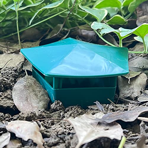 Beslands Schneckenfallen 6er Bio Schneckenfallen ohne Chemie und Gift, Bier-Schneckenfalle Garten Lockmittel sichere und hocheffiziente Schneckenbekämpfung mit Grabwerkzeug und Handschuhe