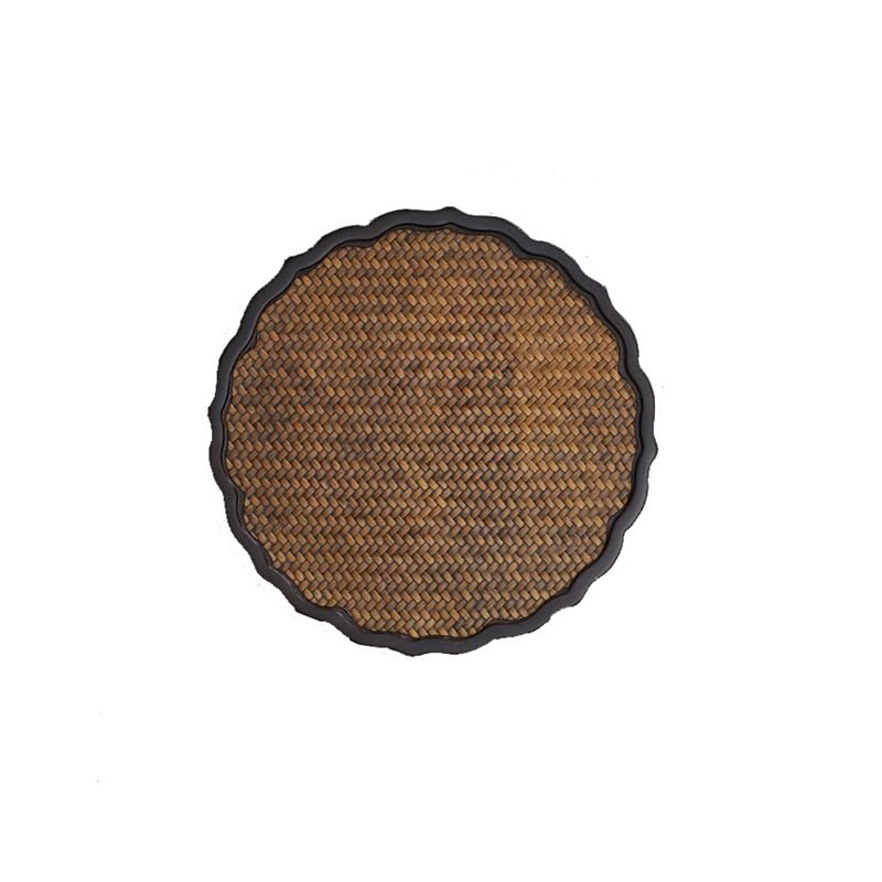 NEBE Bandeja de Te Bandeja de té, Bandeja de té de Madera, Soporte for Taza de té, Accesorios de Madera for la Ceremonia del té Bandeja de Juegos de Té