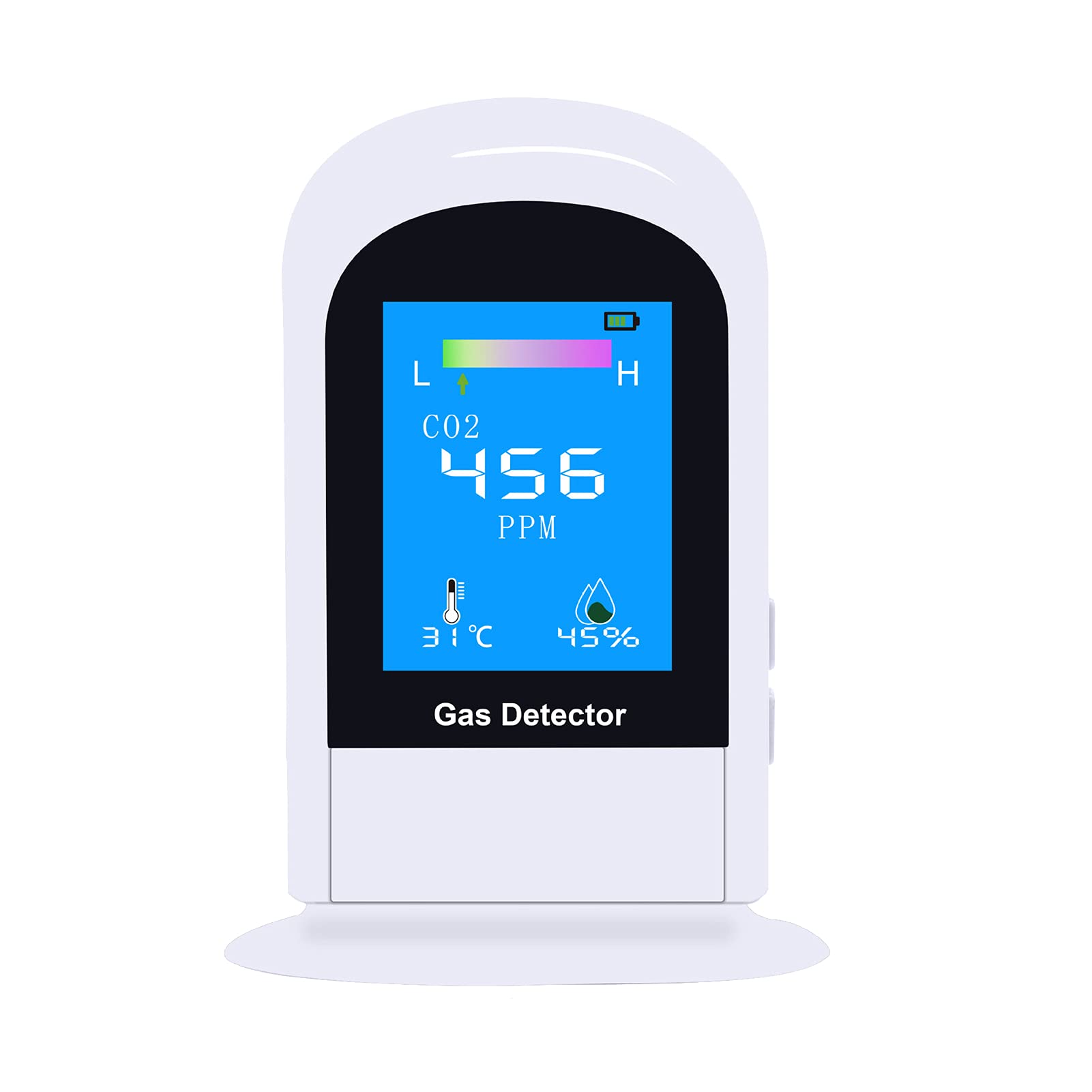 Buy Domary Air Quality Monitor CO2 Detector with 2.8 Inch TFT Screen