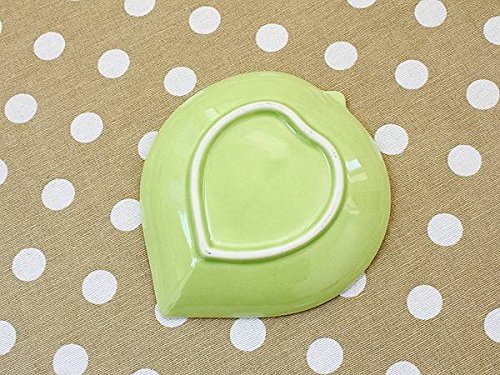 Amazon.co.jp: グリーン葉っぱプレート(洋食器 お皿 プレート カフェ風