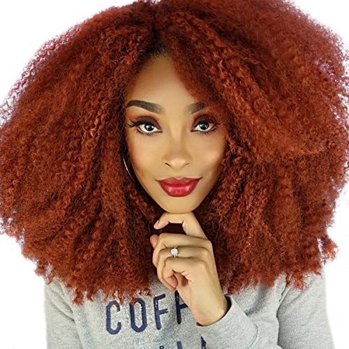 Marley Braiding Hair 18 Inch 3 Packs Marley Hair Twists Braid Hair Long Afro Kinky Marley Hair for Faux Locs Crochet Hair(350#)