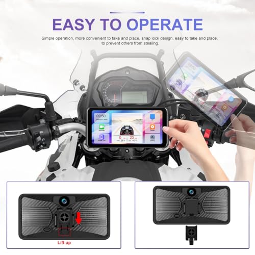 Écran de navigation DVR pour moto pour voyager l'esprit libre en road-trip - 2