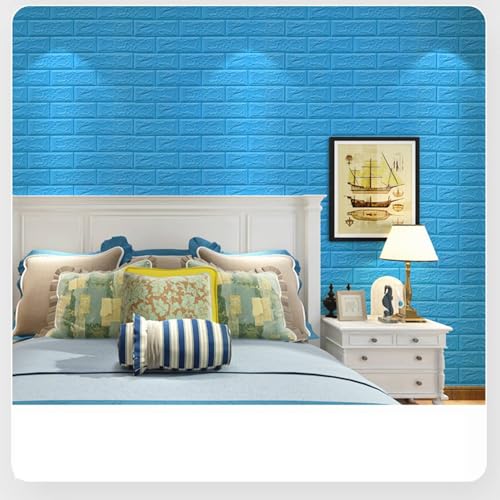 Paneles de ladrillo 3D autoadhesivos de espuma impermeable para pared de cocina 5